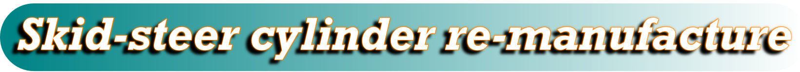 Skid-steer cylinder re-manufacture 